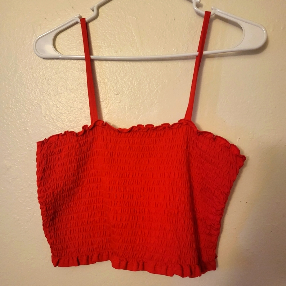 Wild Fable Red Tube Top